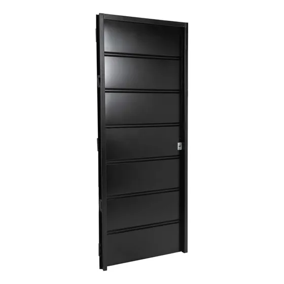 Puerta Chapa Simple Reforzada 80 X 200 Cerradura 1er Calidad