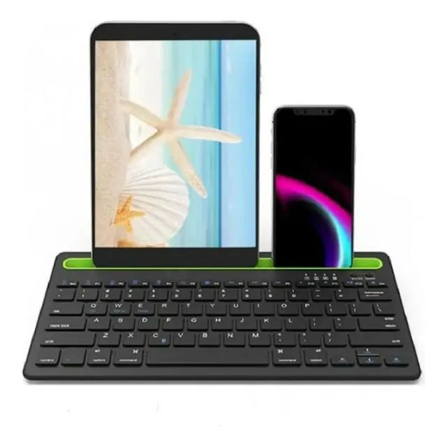 Teclado Recargable Inalambrico Bluetooth iPad Tablet