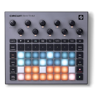 Novation Circuit Rhythm: Sampler E Groovebox Com Oito... Novation Circuit Rhythm: Sampler E Groovebox Com Oito...