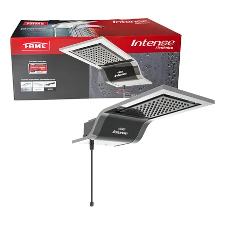 Chuveiro Eletrônico Fame Intense Black 7800w Preto 220v Parede 7.8 Kw