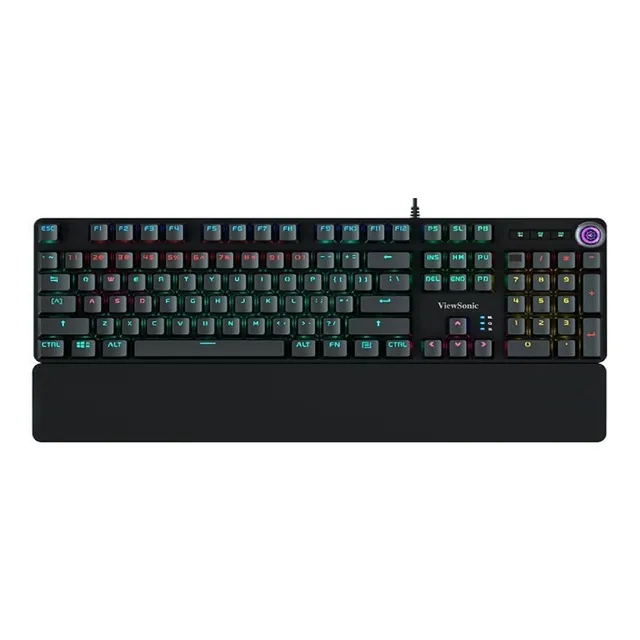 Teclado Mecanico Control Rgb + Apoya Muñeca / Crisol Tecno