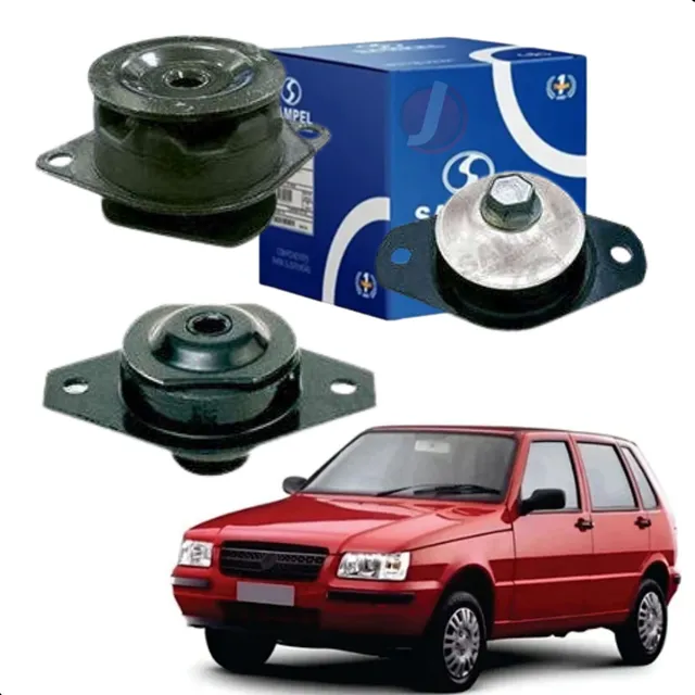 Kit 3 Coxim Motor Cambio Uno Fiorino Fire 1.0 Sampel 01 A 13