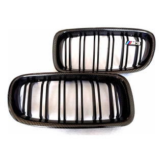 Parrillas Para Bmw Serie 3 F30 Fibra De Carbono Real 12-18 Parrillas Para Bmw Serie 3 F30 Fibra De Carbono Real 12-18