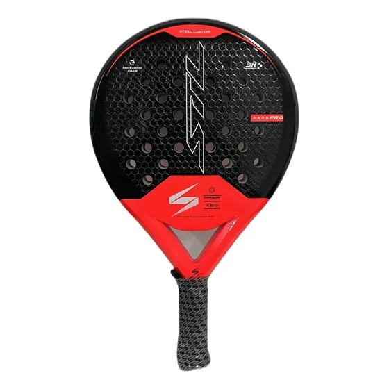 Pala/paleta De Pádel Steel Custom Dark Pro Carbono Negro