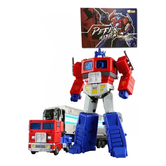 Transformers Optimus Prime Con Remolque Y Contenedor