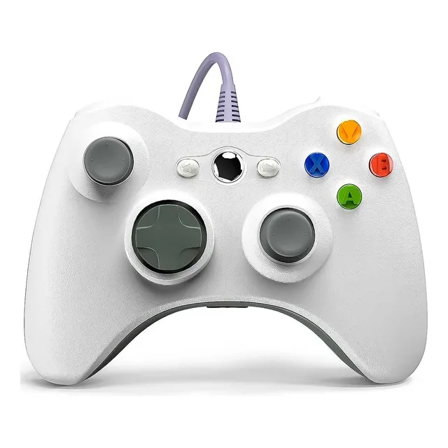 Joystick Mando Para Xbox 360 Pc Cable Usb Doble Motor Vibra