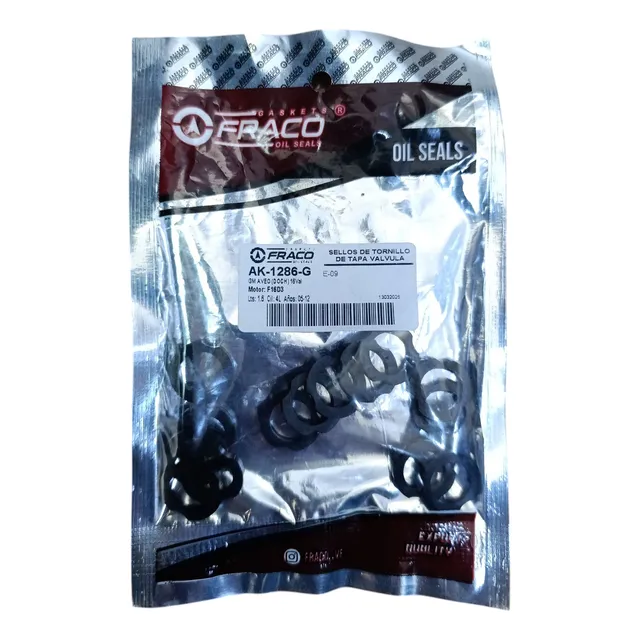 Sellos Goma De Tornillos Tapa Valvula Chevrolet Aveo 05-12