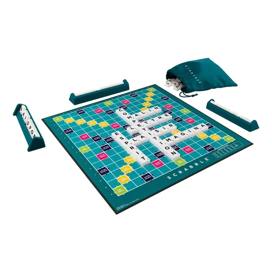 Juego De Mesa Scrabble Mattel Original P/ Niños +10 Años