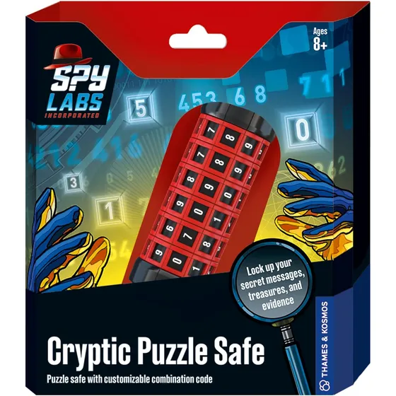 Caja De Puzzles Cripticos Portátil Para Jóvenes Detectives