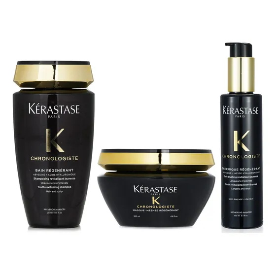 Chronologiste Shampoo + Máscara + Leave-in Kit Kérastase