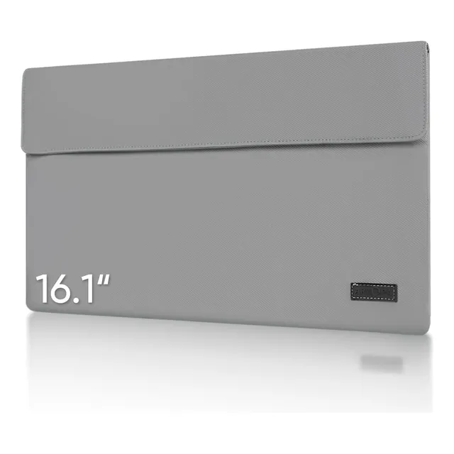 Funda Para Monitor Portátil Arzopa De Piel Gris De 16,1 PuLG