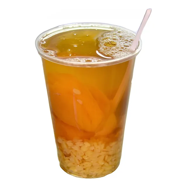 Vaso Plastico 16 Oz 500 C.c S/tapa Con Cuchara 100  Un