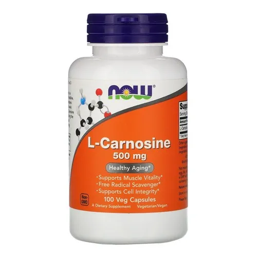 L-Carnosina 500 mg 100 cápsulas Now Foods