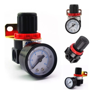 Regulador Pressao Com Manometro Carreta 0-12 Bar 1/4 Bsp Regulador Pressao Com Manometro Carreta 0-12 Bar 1/4 Bsp