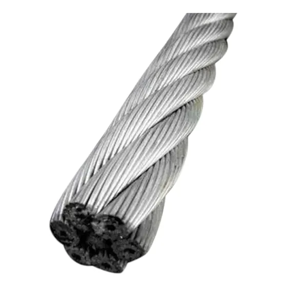 Guaya Acero Galvanizado Forrada 3/32*1/8  P/metro (4m) Vert