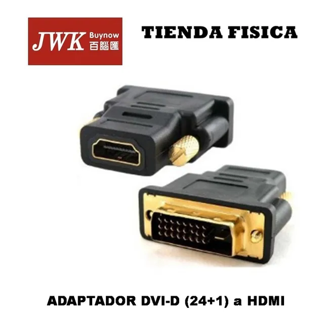 Adaptador Dvi 24+1 (dvi-d) Macho A Hdmi Hembra Jwk
