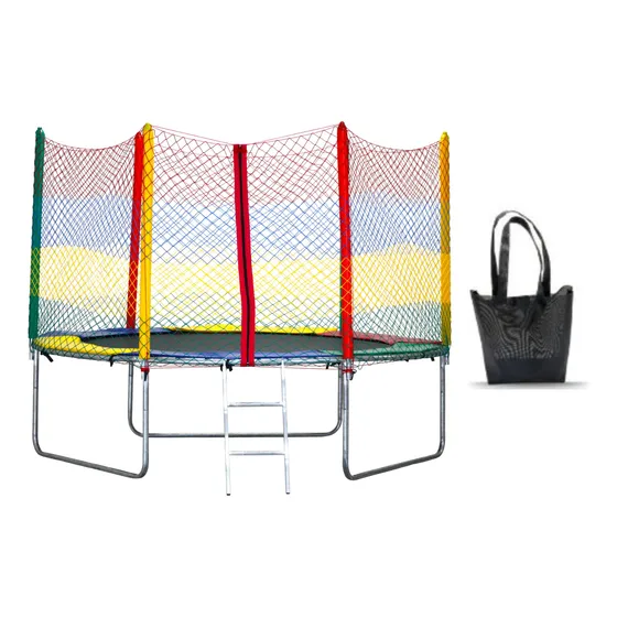 Cama Elástica Pula Pula 2,44 Ziper Alta Resistência 270kg