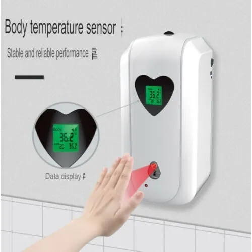 Dispensador De Jabon Liquido/ Gel.  Automatico Y Termometro