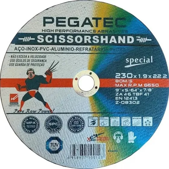 30 Disco Corte Fino Pegatec 9 Multicort Especia Scissorshand