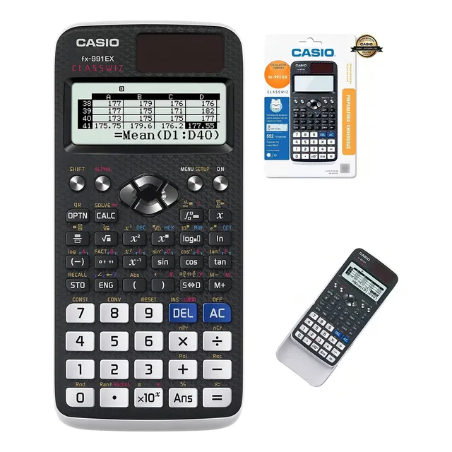 Casio fx-991EX calculadora cientifica classwiz 552 funciones color negro