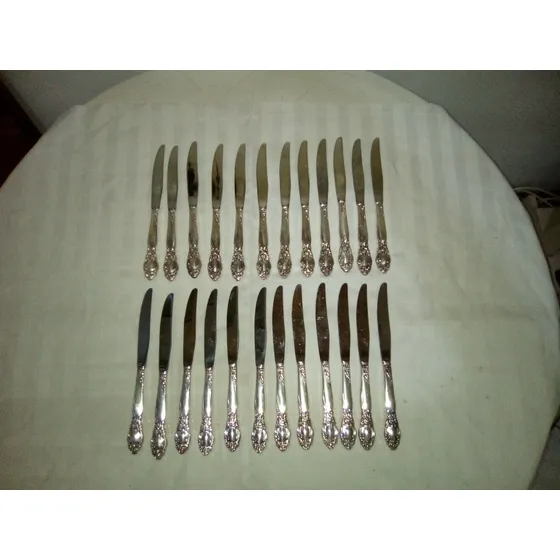 Cubiertos Antiguos Baño Plata Ventagaraje Rematando Lote D24