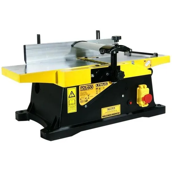Plaina Desempenadeira De Bancada 6 Pol 1800w Pdl-600 Lynus Cor Preto 220V