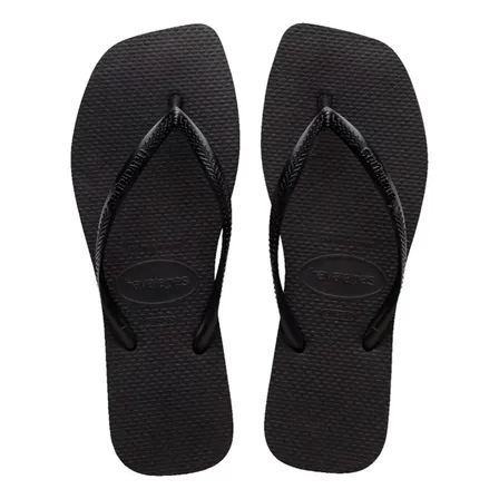 Chinelo Havaianas Square Quadrada Original Sandália Feminina Preto 37-38 Br