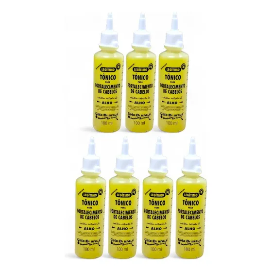 Gota Dourada Tonico Fortalecedor De Alho 100ml Kit 7 Unid