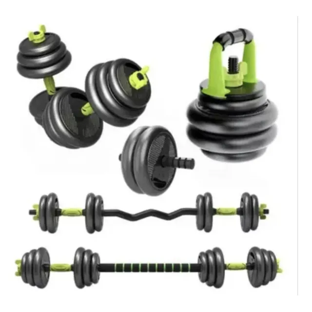 Set Kit Pesas Mancuernas 80lb 40kg Pesas Rusas Multifuncion