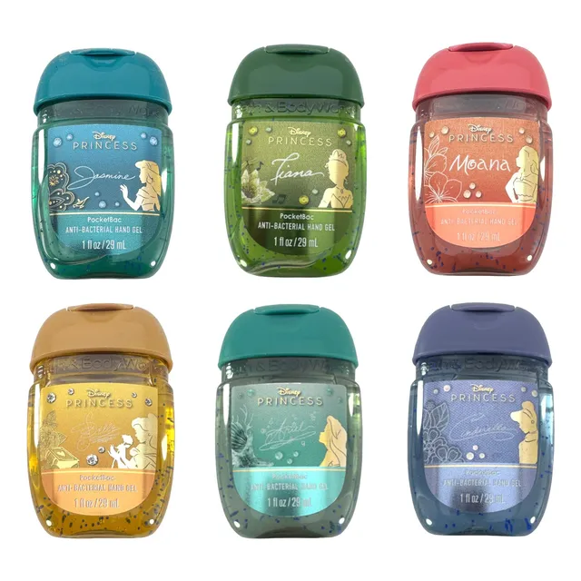 Gel Antibacterial Bath And Body Colección Completa Princesas