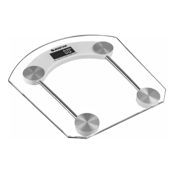 Balanza Digital Ledstar Glass Cuadrada 180kg Color Transparente | Cuotas sin interés
