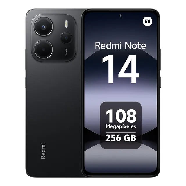 Xiaomi Redmi Note 14 4g 8gb Ram 256gb Rom 108mp 33w Negro
