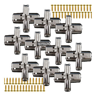 Dobradiça Invisivel Móveis 180º Graus 42 X 12mm - 10 Peças Dobradiça Invisivel Móveis 180º Graus 42 X 12mm - 10 Peças