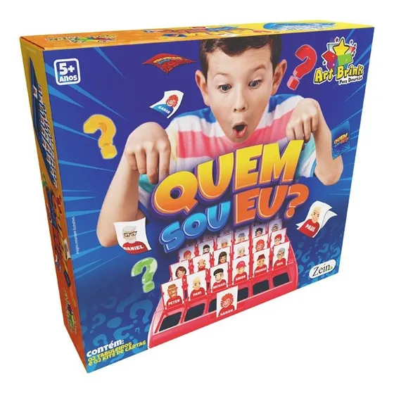 Jogo Quem Sou Eu ? Educativo Com Tabuleiro E Cartas Advinha