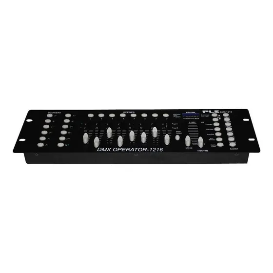 Mesa Controladora 192 Canais Preta Bivolt Dmx512 1216 Pls