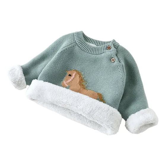 Buzo Infantil Con Botones Cuello A La Base Super Calentito