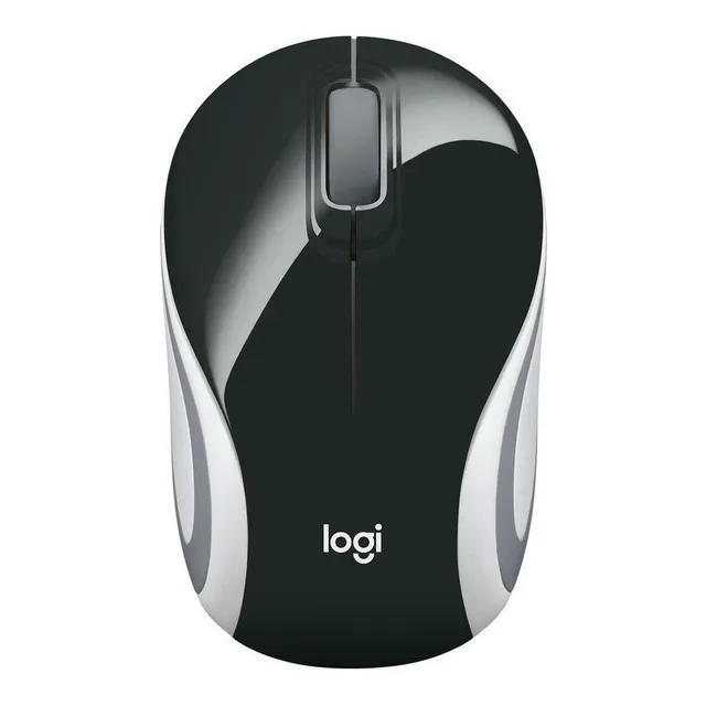 Mouse mini inalámbrico LogitechColor Collection M187 negro