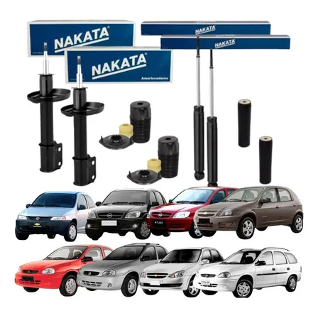 Kit Amortecedor Dianteiro Traseiro Nakata Corsa Celta Prisma
