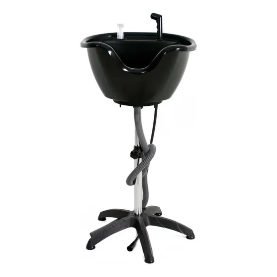 Lavatório Portátil Barbeiro Cuba Móvel Ducha Salão De Beleza