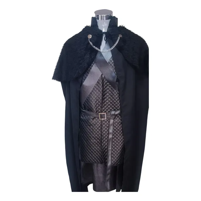 Disfraz Jhon Snow Juegos De Tronos Negro M - Xl