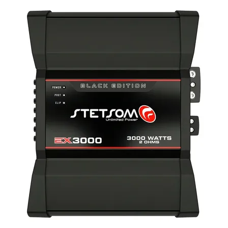 Modulo Amplificador Stetsom Ex 3000 Black Edition 3000w Rms 2 Ohms Cor Preto