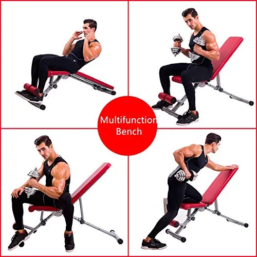 Fit Pesa Ajustable Para Ejercicio Inclinado Declinado Casa