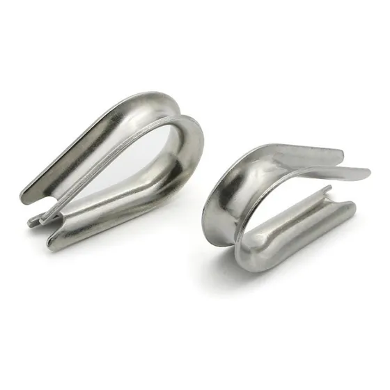 100 Guardacabos Galvanizado 5/16 - 8mm P/ Soga - Cable Acero