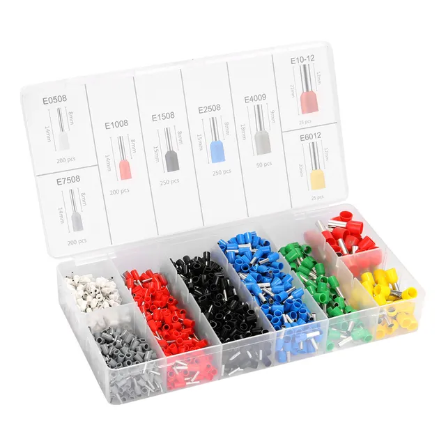Kit Terminales Crimpado, Caja Surtida Aislada
