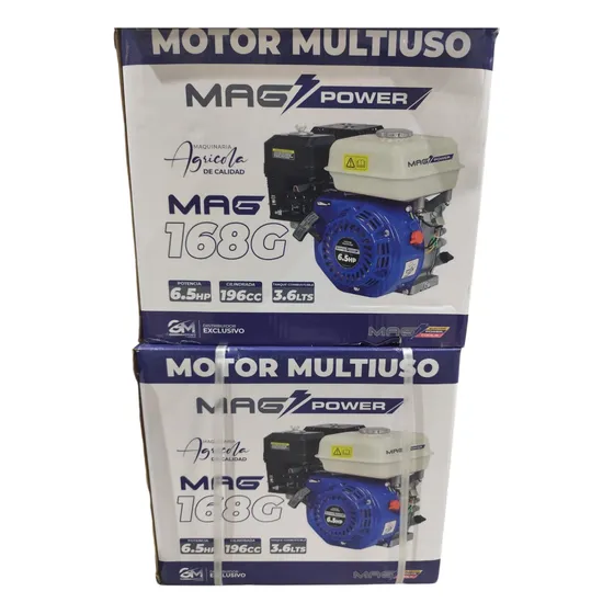 Motor Eje Libre A Gasolina Multiuso 6.5hp  196cc