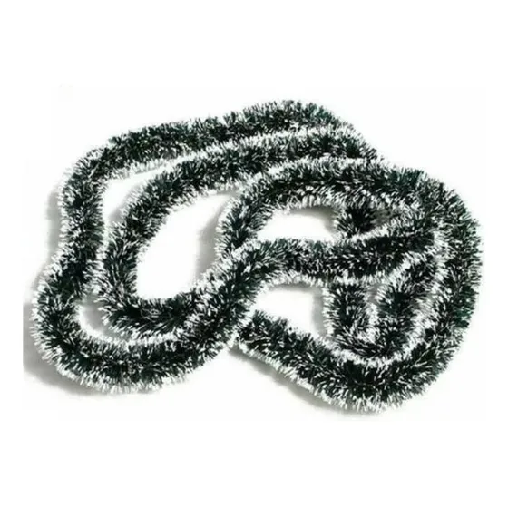 Guirnaldas Navideña Con Puntas Blancas. 2m X 6cm. Pack 2unid