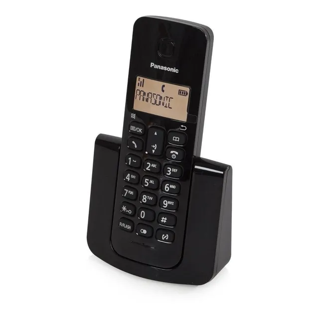 Teléfono Panasonic KX-TGB112 inalámbrico - color negro
