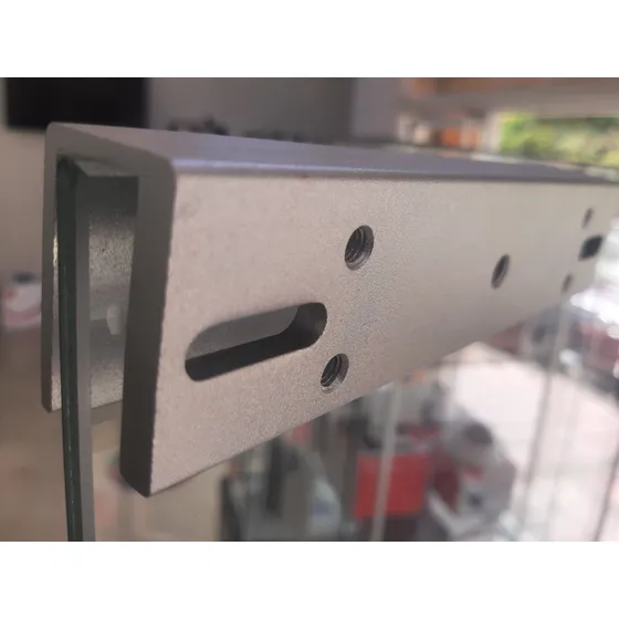 Base U Cerradura Magnética Para Puerta De Vidrio 