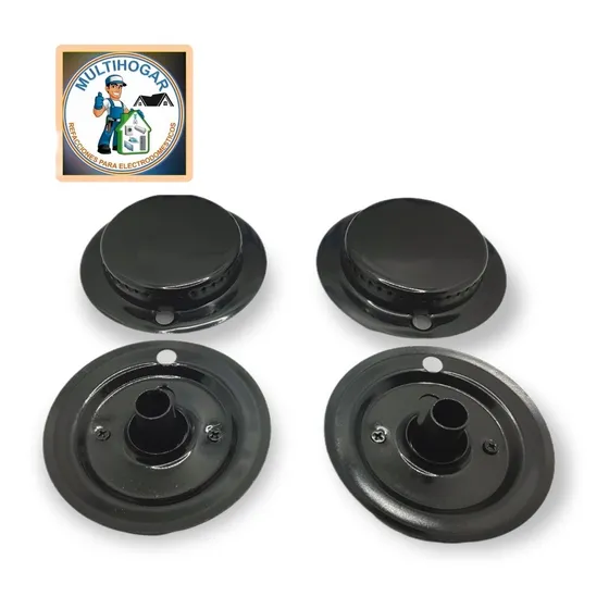 Quemadores Acros Whirpool  Tubo Delgado 4pz Refacciones 