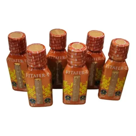 6 Piezas Vitafer 20ml Frasquitos Vitachito Botesitos